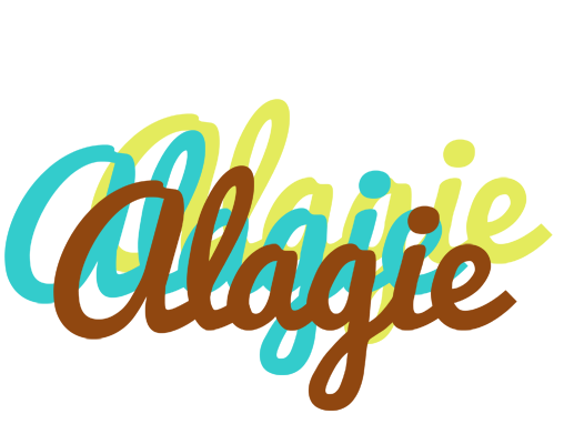 Alagie cupcake logo