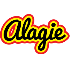 Alagie flaming logo
