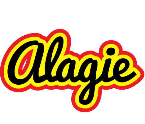 Alagie flaming logo