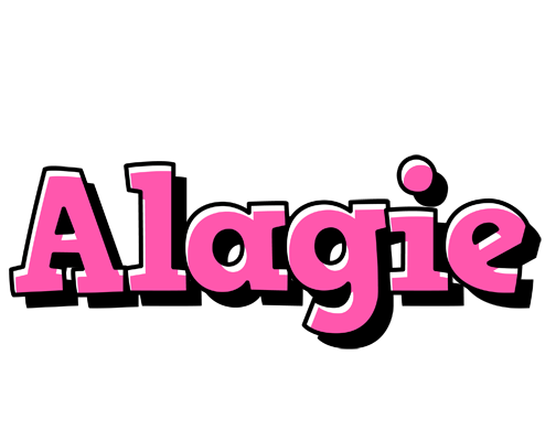 Alagie girlish logo