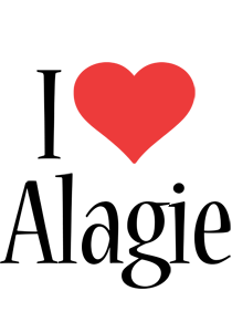 Alagie i-love logo