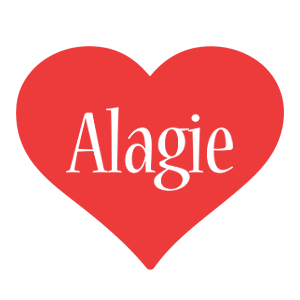 Alagie love logo