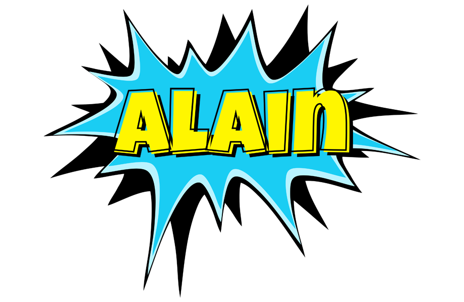 Alain amazing logo