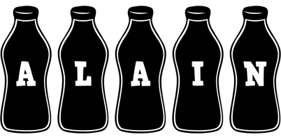 Alain bottle logo