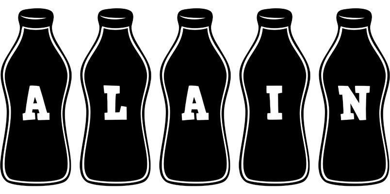 Alain bottle logo