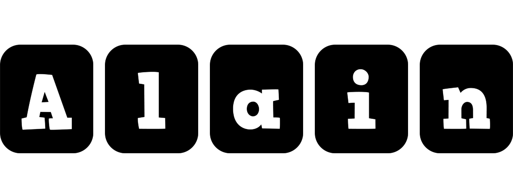 Alain box logo