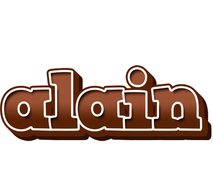 Alain brownie logo