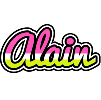 Alain candies logo