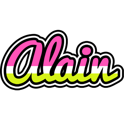 Alain candies logo