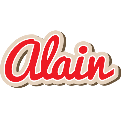 Alain chocolate logo