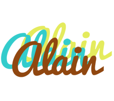 Alain cupcake logo