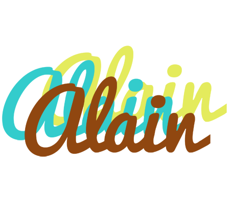 Alain cupcake logo