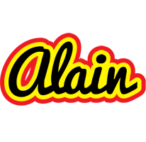 Alain flaming logo