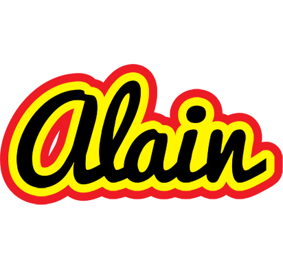 Alain flaming logo