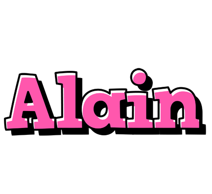 Alain girlish logo