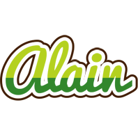 Alain golfing logo