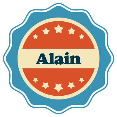 Alain labels logo