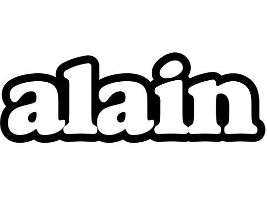 Alain panda logo