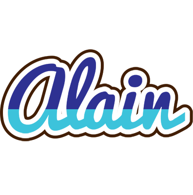 Alain raining logo