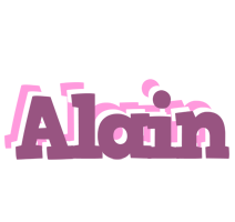 Alain relaxing logo