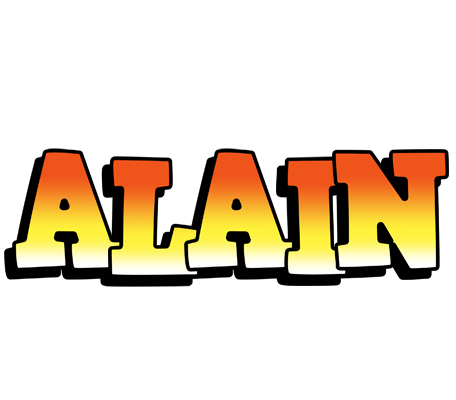 Alain sunset logo