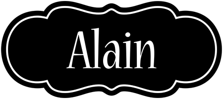 Alain welcome logo