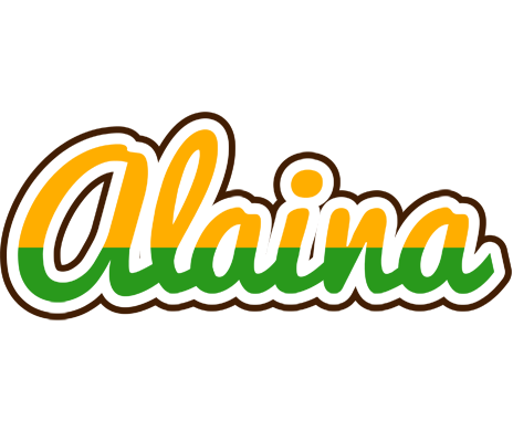 Alaina banana logo
