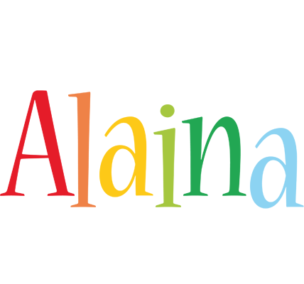 Alaina birthday logo
