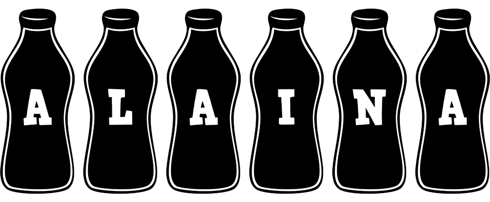 Alaina bottle logo