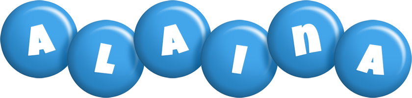 Alaina candy-blue logo