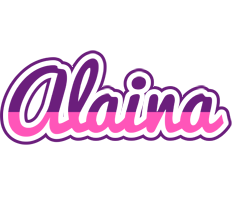 Alaina cheerful logo