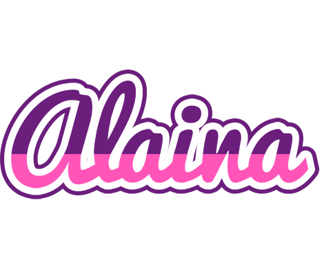 Alaina cheerful logo