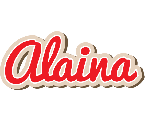 Alaina chocolate logo