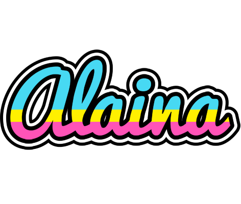 Alaina circus logo