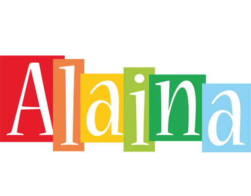 Alaina colors logo