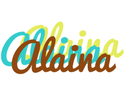 Alaina cupcake logo