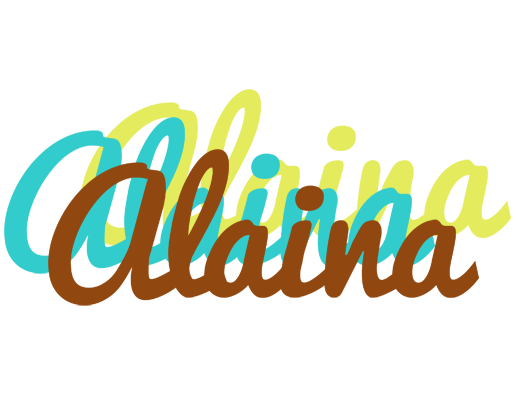 Alaina cupcake logo