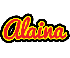 Alaina fireman logo