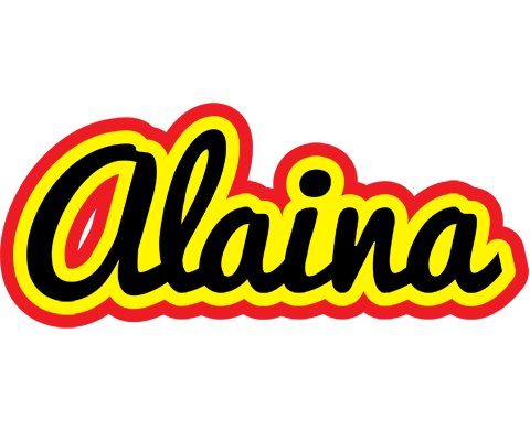 Alaina flaming logo