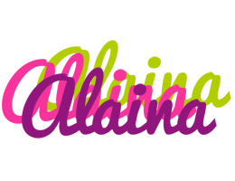 Alaina flowers logo