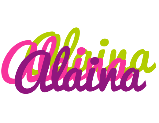 Alaina flowers logo