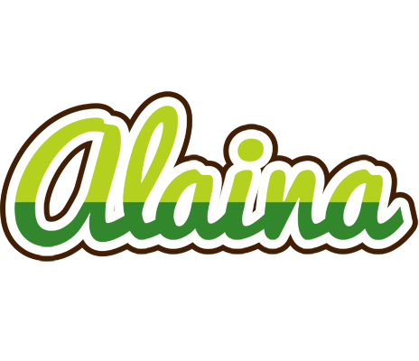 Alaina golfing logo
