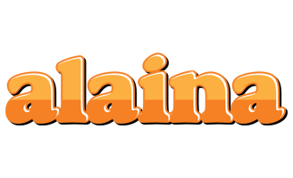 Alaina orange logo