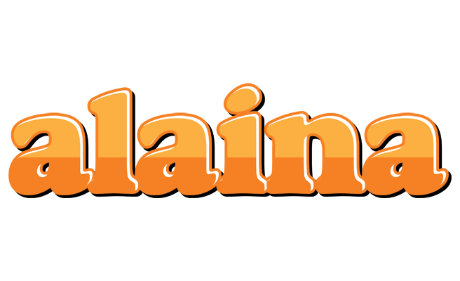 Alaina orange logo