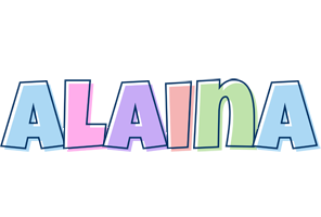 Alaina pastel logo