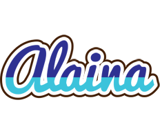 Alaina raining logo