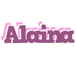 Alaina relaxing logo