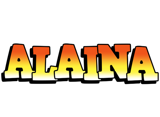 Alaina sunset logo