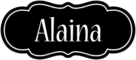 Alaina welcome logo