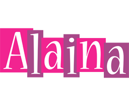 Alaina whine logo